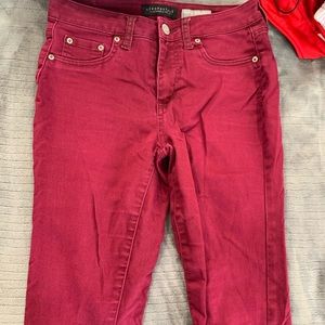 Burgundy Pants
